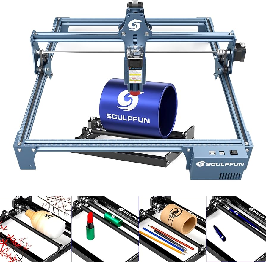 Grabador Láser Sculpfun S9 de 90W de potencia