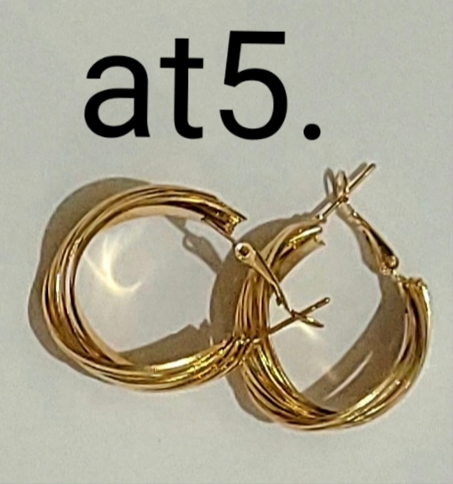 Aros en Tendencia de Acero Inoxidable