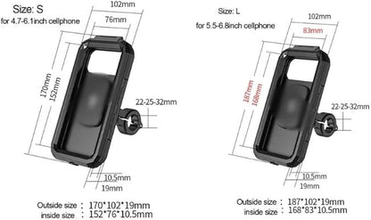 SOPORTE DE CELULAR PARA MOTO IMPERMEABLE