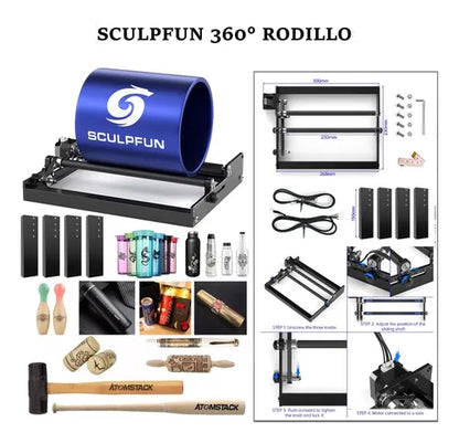 Grabador Láser Sculpfun S9 de 90W de potencia