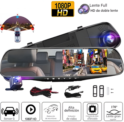 RETROVISOR DIGITAL con doble cámara Full HD